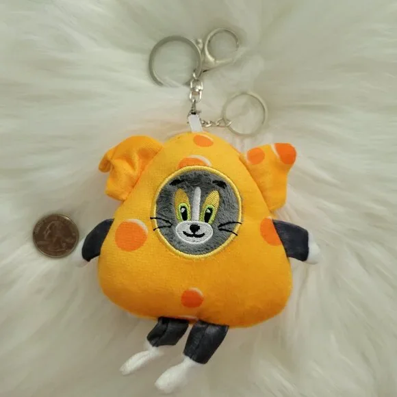 Tom & Jerry Plush Keychain Set